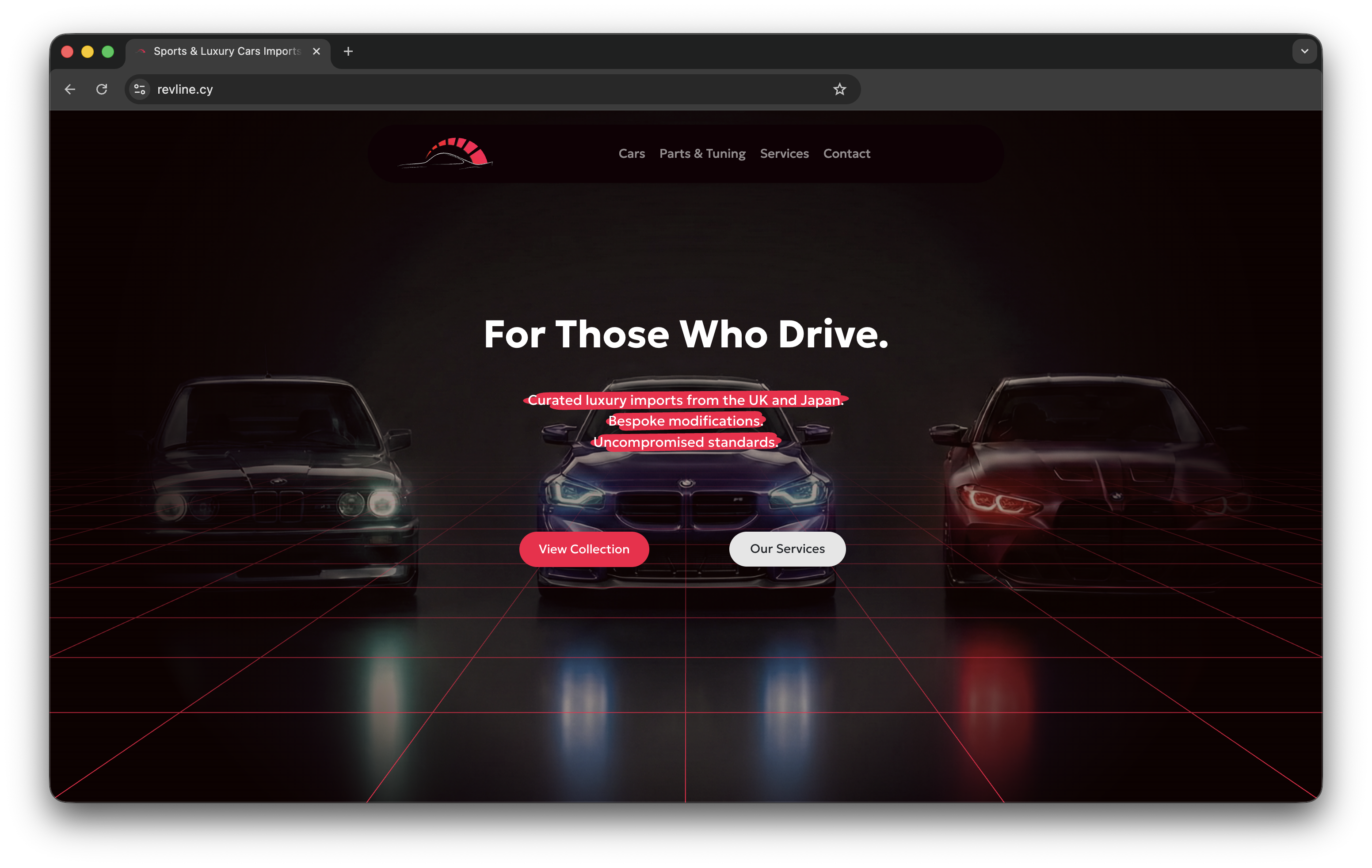 Revline Motors project preview